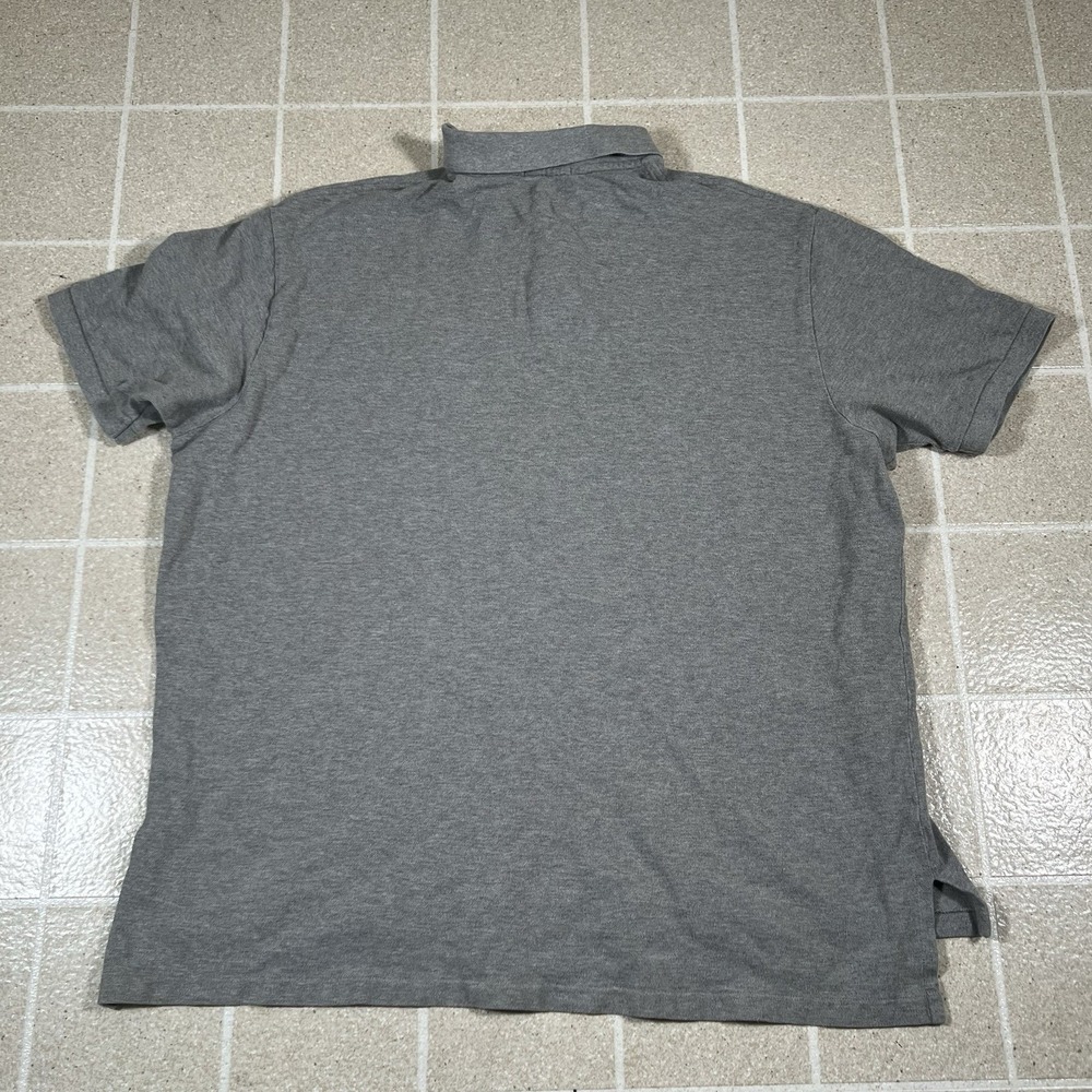 Polo Ralp Lauren Pima Soft Pony Mens 3XL Gray Short Sleeve Preppy Shirt - Picture 3 of 6